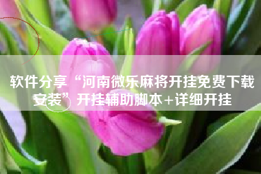 软件分享“河南微乐麻将开挂免费下载安装”开挂辅助脚本+详细开挂